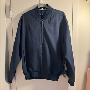 Vintage Canvas Bomber Jacket